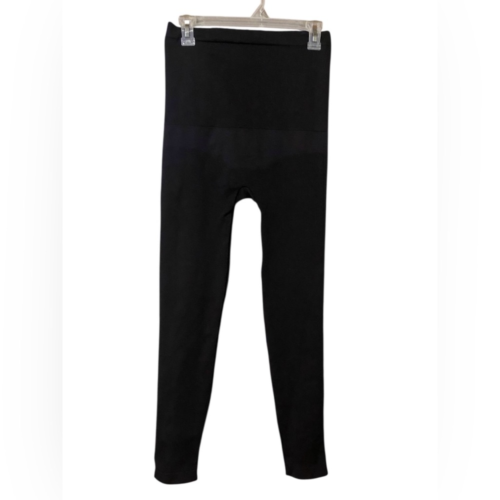 Spanx Leggings Women's Size XL Black Activewear Athleisure Yoga Gym Comfort